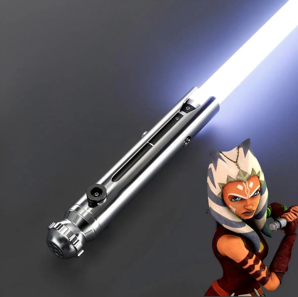 [Top Deals 3] Manufacturer Direct 2026 Hot Sales RGB Ahsoka Tano LED Flashing Light-Up Rechargeable Cosplay Sword for Gift