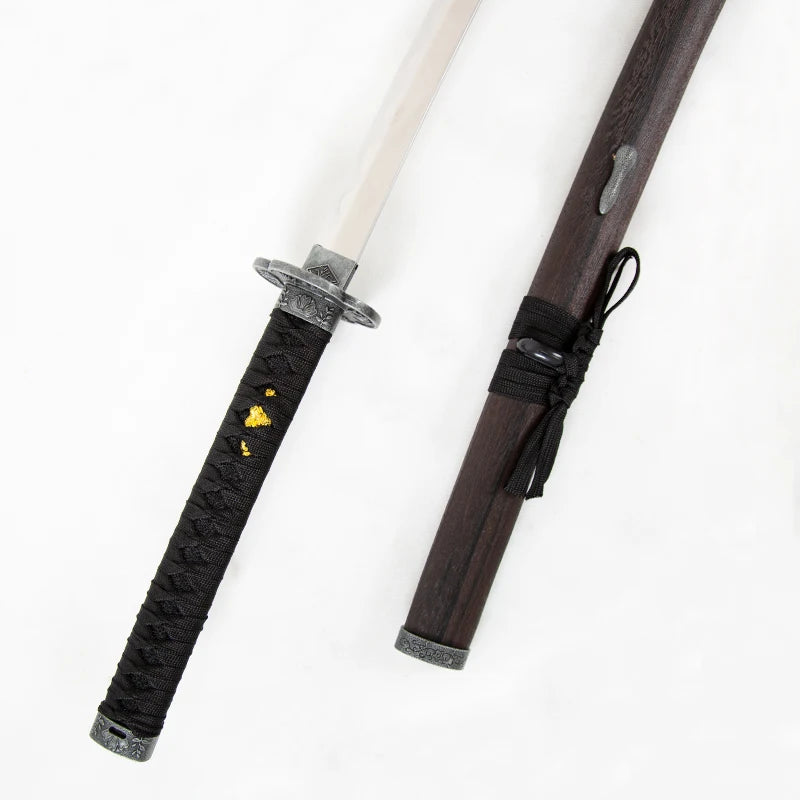 Sekiro Wolf Cosplay Prop Sword, Authentic Kusabimaru Samurai Katana, Non-Sharpened Collectible