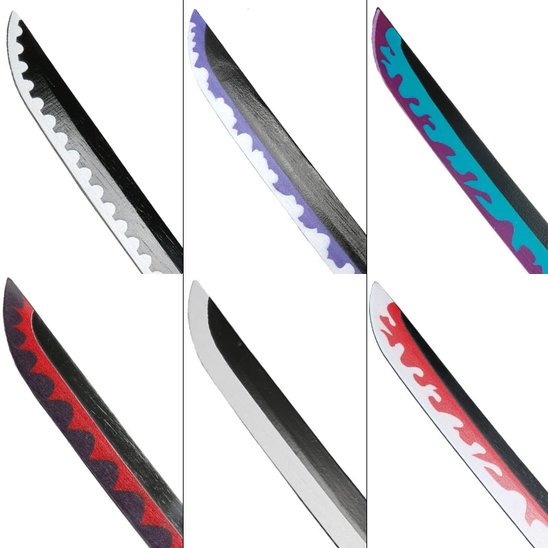 Roronoa Zoro Katana 104cm/41in Cosplay Toy Sword Anime Role-playing Weapons Enma White Nidai Kitetsu with Sword Holder and Belt
