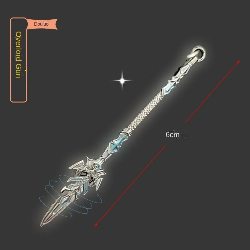GY Genshined Impact 6Cm Metal Anime Sword Crafts Souvenir Gift Weapon Model Keychain Comics Cosplay Keyring Other Key Chains