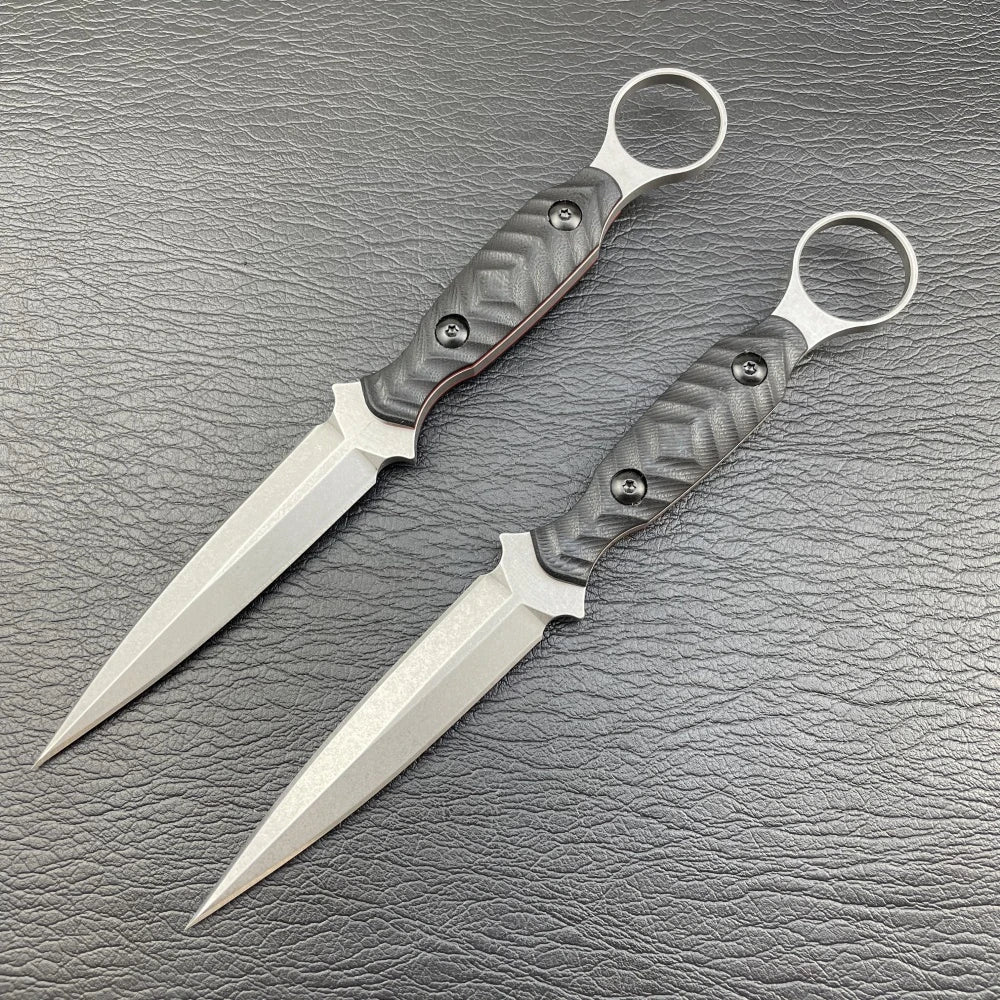 High Quality Tactical Fixed Blade Knife Outdoor Portable Survival Knife 8CR14 Steel EDC Hunting Knife with Kydex Sheath