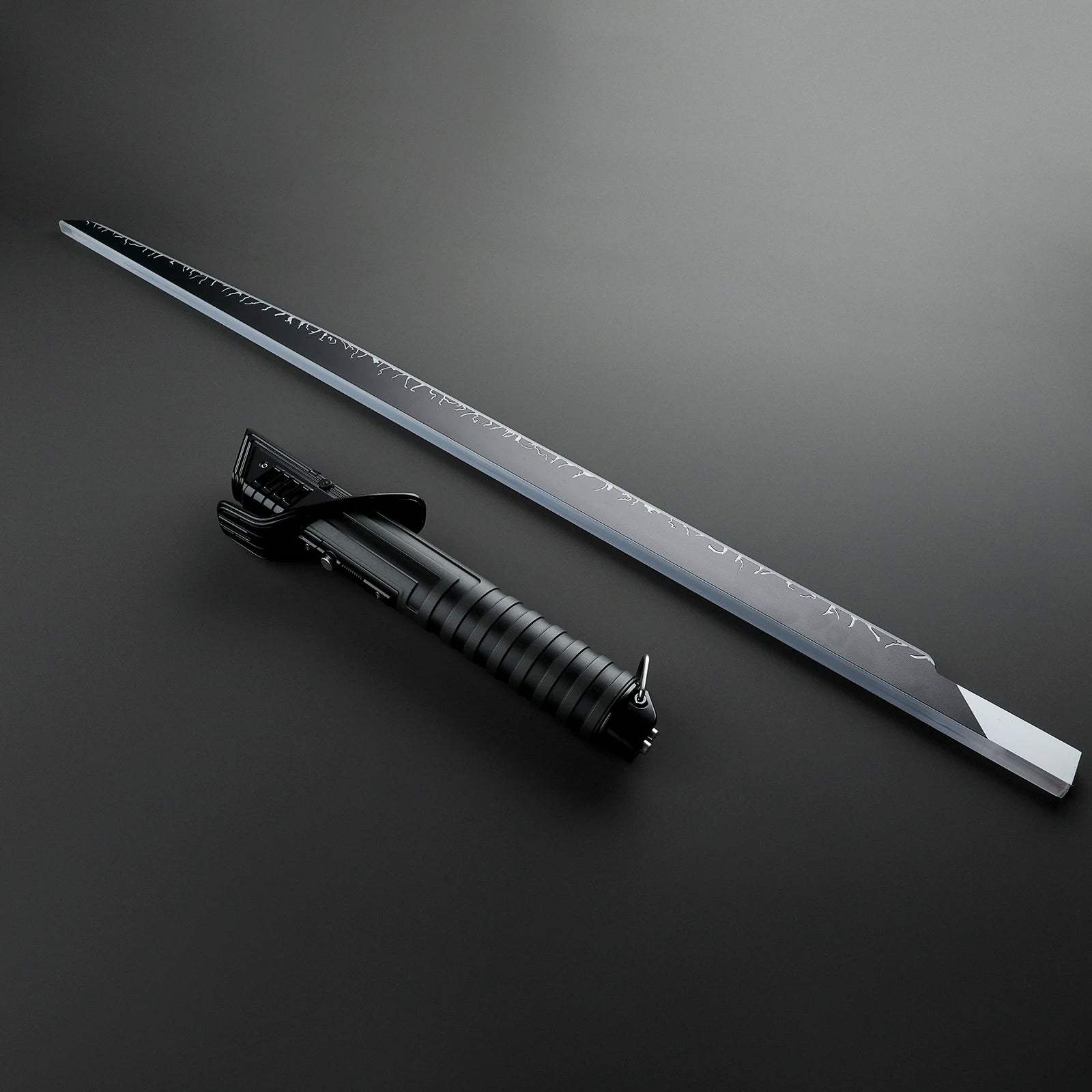 Nexussabers DARKSABER Mandalorian Metal Hilt Heavy Dueling Flat Blade Color Changing Lightsaber Cosplay Light Knife Katana Sword