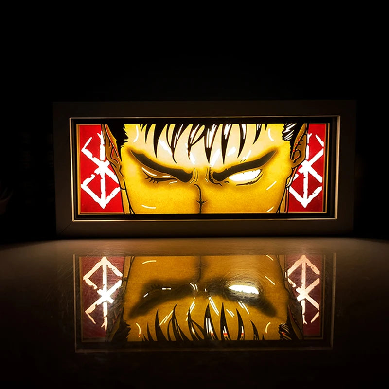For Kid Hot Sale Customized Light up Manga Led Strips Painting Anime Box Decor Art Carving Lamp With Gift Box Esty Shopify