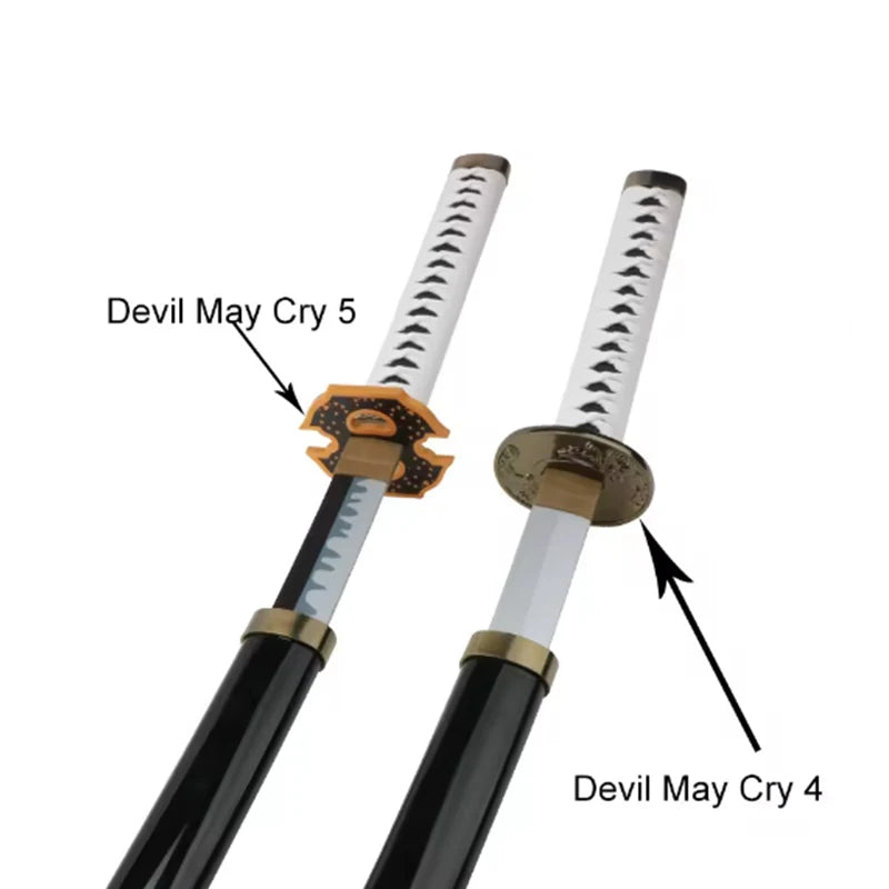 Devil May Cry Yama Knife 5 104cm/41in COS Anime Wooden Weapon Role Playing Sword and Prop Gift Belt and Knife Holder