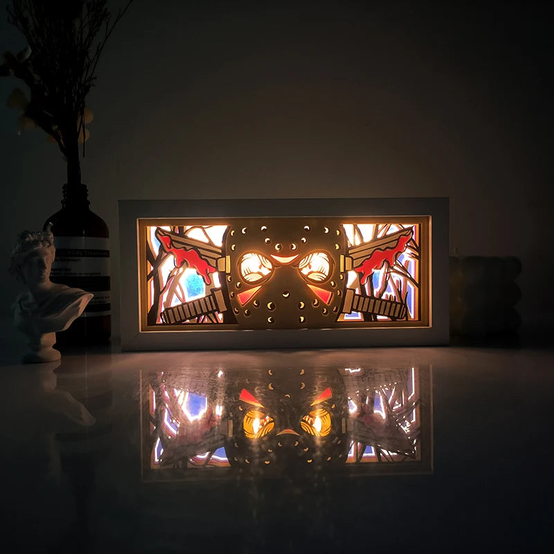 For Kid Hot Sale Customized Light up Manga Led Strips Painting Anime Box Decor Art Carving Lamp With Gift Box Esty Shopify