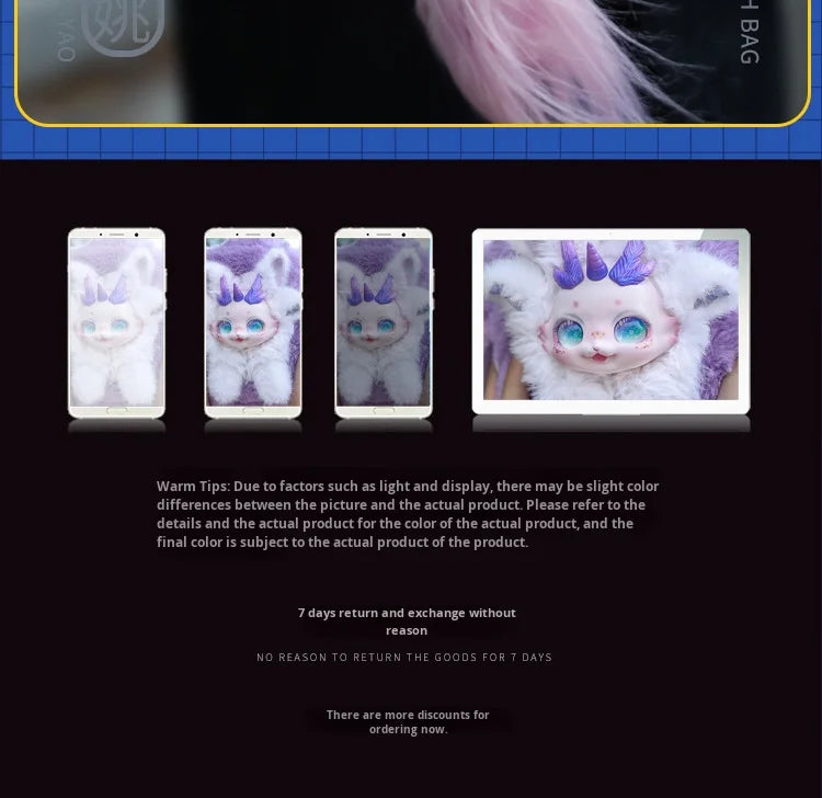 Wholesale  Genuine DUMIA Mori Star Manga Plush Backpack Cute Lolita Shoulder Bag Blind Box Mystery Box Plush Toys