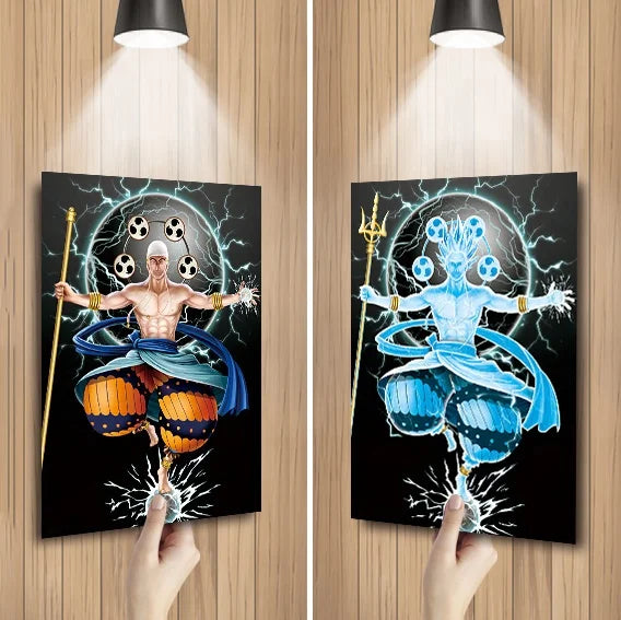 3D Motion Transition Manga Lenticular Print Anime Poster High Quality Watercolor Painting Custom Flip Eco-Friendly Home Decor