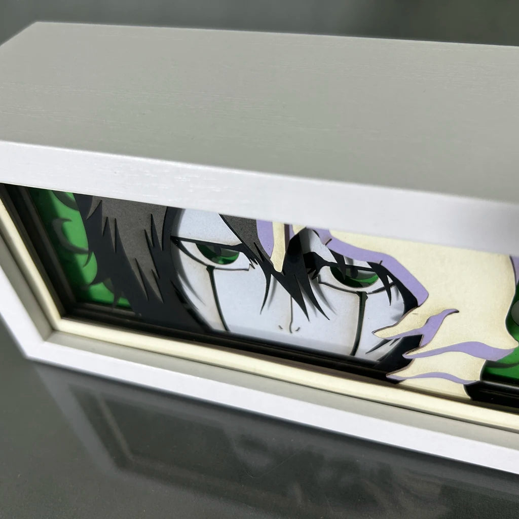 Paper Cut Anime Light Box Bleach Ulquiorra Cifer for Bedroom Decor Kids Table Lamps Ichigo Kurosaki Lightbox Led Manga Bleach