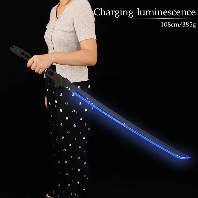 Future LED Sword 42.52Inches LED Sword Model 108cm Acrylic Crafts for Cosplay Costume Props Fit Party Promotional Toys