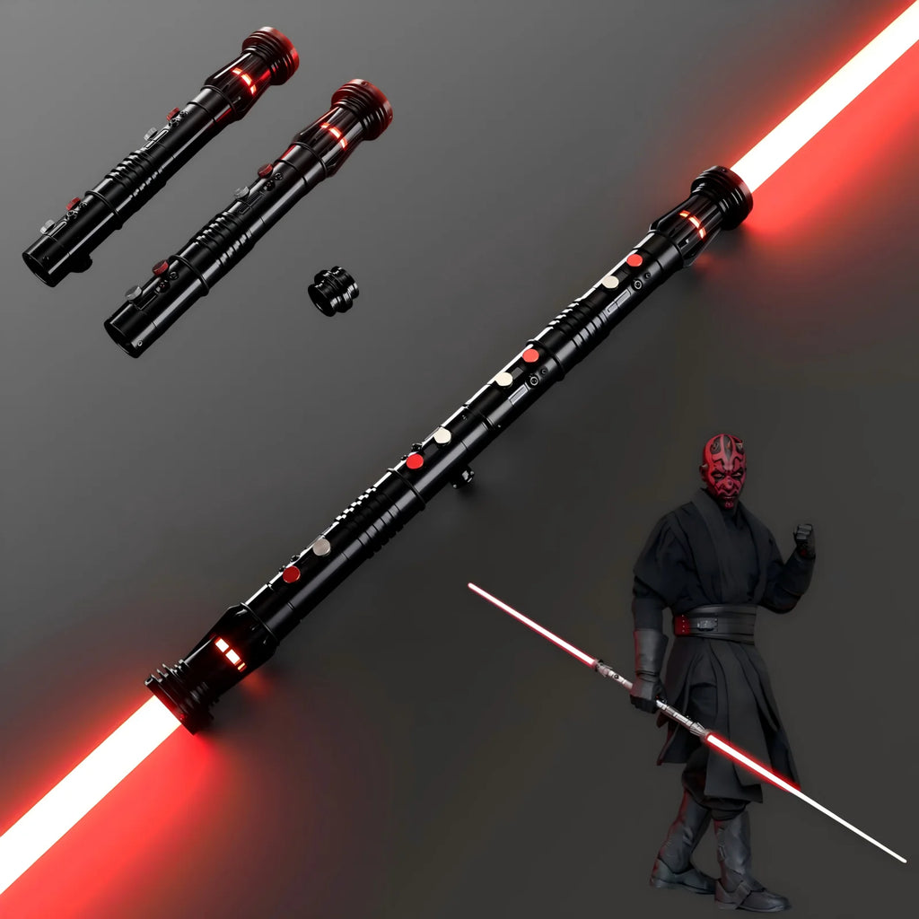 Darth Mual on Sale A-mazon Customer Favorite Premium Baselit Neopixel RGB Lightsaber Versatile Multi Functional Lightup Sword