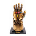 Marvel Cosplay Prop Endgame Full Metal Thanos Gloves Infinity Gauntlet with LED Light
