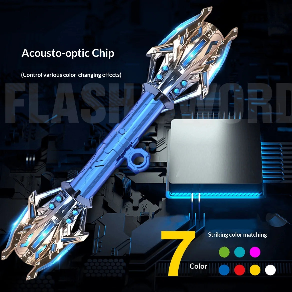 Thunder Star Double-Edged STAR  Warers Plastic Toy Swords Set Model 008 Unisex