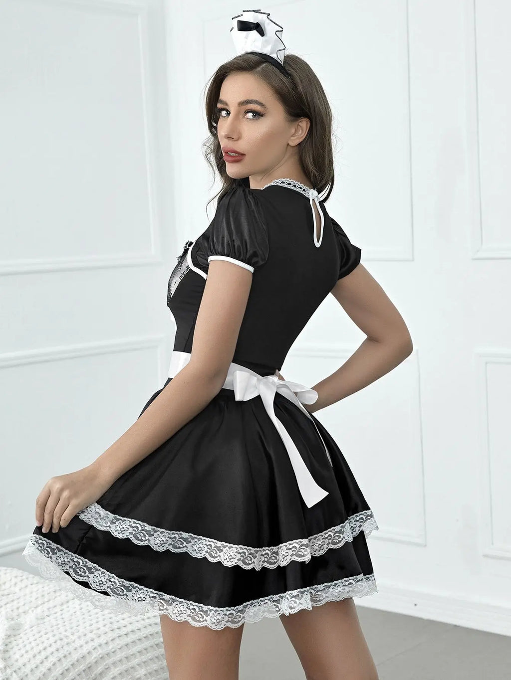 Women Maid Outfits Anime Cosplay Dress Halloween Performance Japanese Dresses Lolita Dress Costume Fancy Party Roleplay Costumes