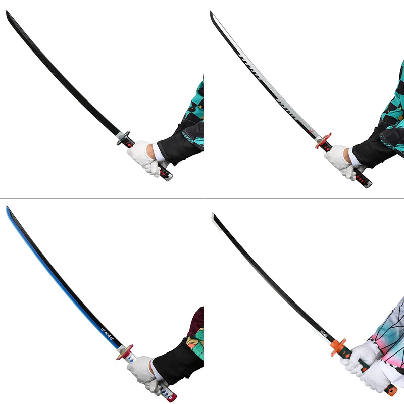Wood Bamboo Katana 104cm / 41in Cosplay Anime Characters Props Tsuyuri Kanao Sword Collections and Gifts