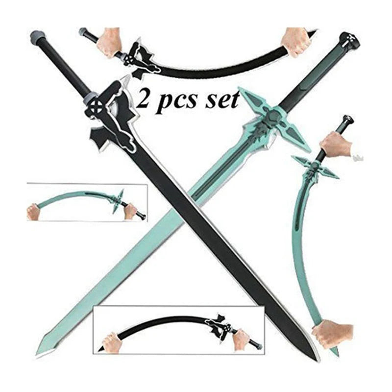 80cm Sword Art Online Dark Repulser Kirito Kirigaya Sword Kirigaya Kazuto cosplay prop Yuuki Asuna black sword cosplay prop tool