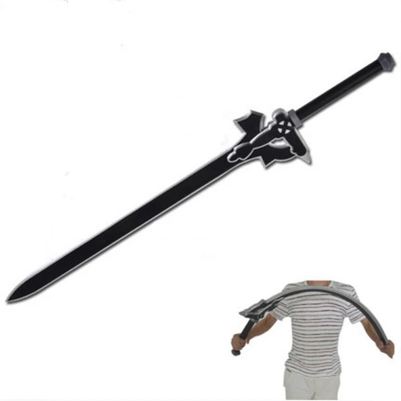 80cm Sword Art Online Dark Repulser Kirito Kirigaya Sword Kirigaya Kazuto cosplay prop Yuuki Asuna black sword cosplay prop tool