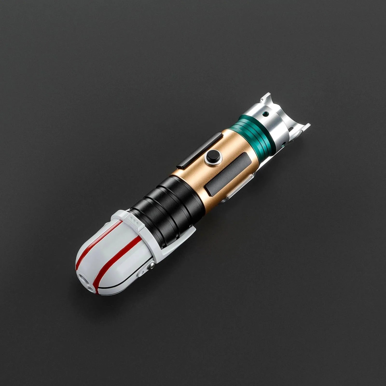 2026 New Saber Grogu Inspiration Lightsaber RGB Rechargeable Light-Up Toy Small Size Metal Handle with Sound Effects Laser Sword