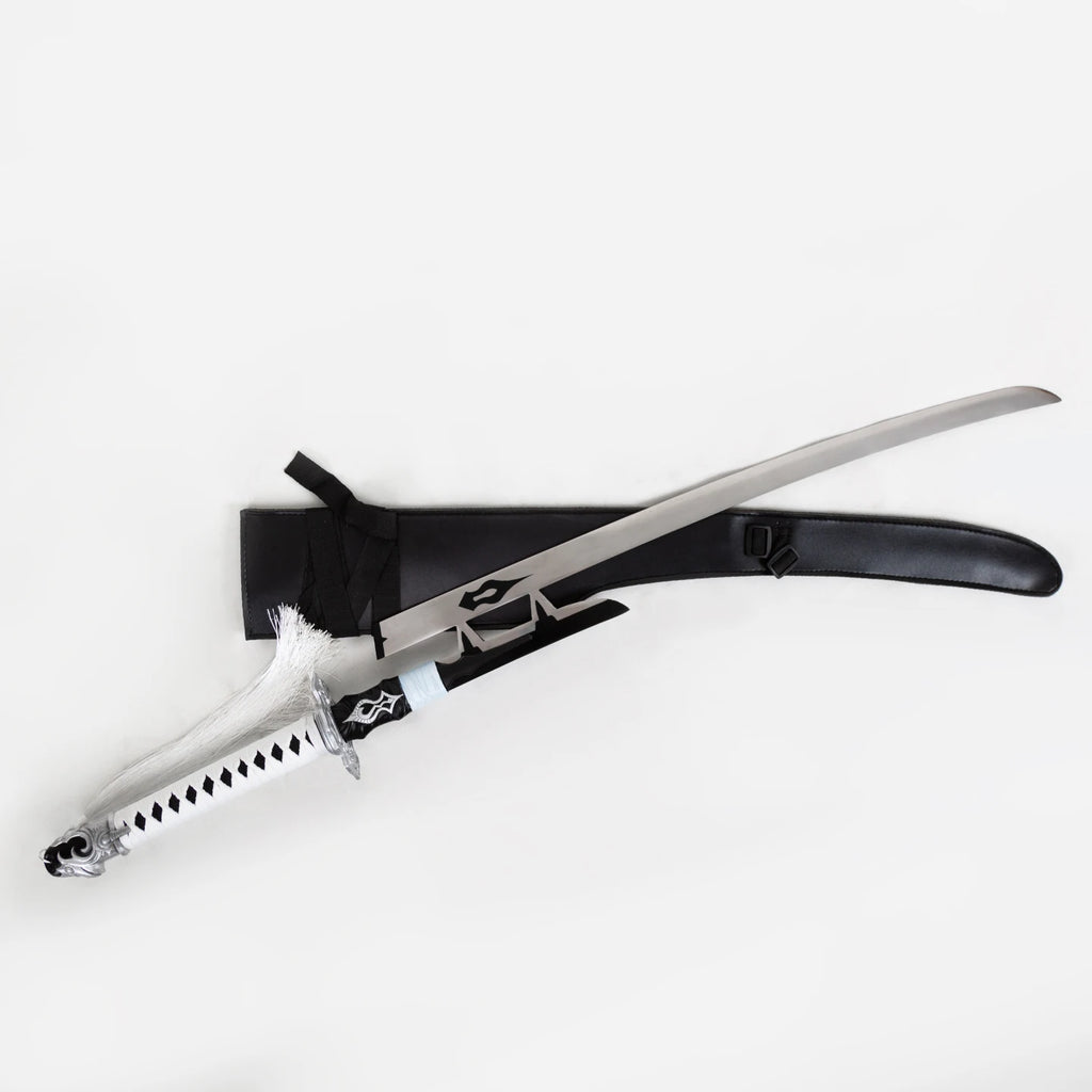 NieR Automata White Contract Replica Katana, Unsharpened Metal Craft Collectible 14+