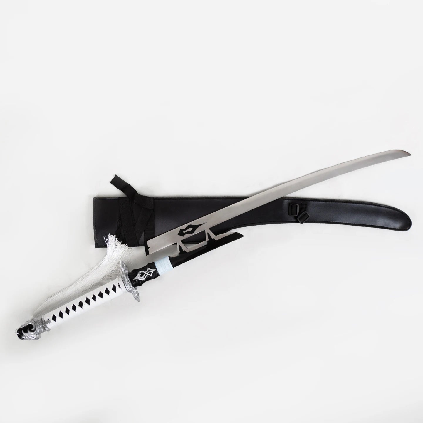 NieR Automata White Contract Replica Katana, Unsharpened Metal Craft Collectible 14+