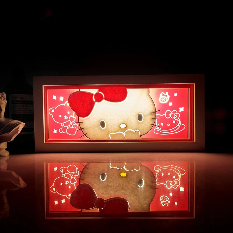 For Kid Hot Sale Customized Light up Manga Led Strips Painting Anime Box Decor Art Carving Lamp With Gift Box Esty Shopify