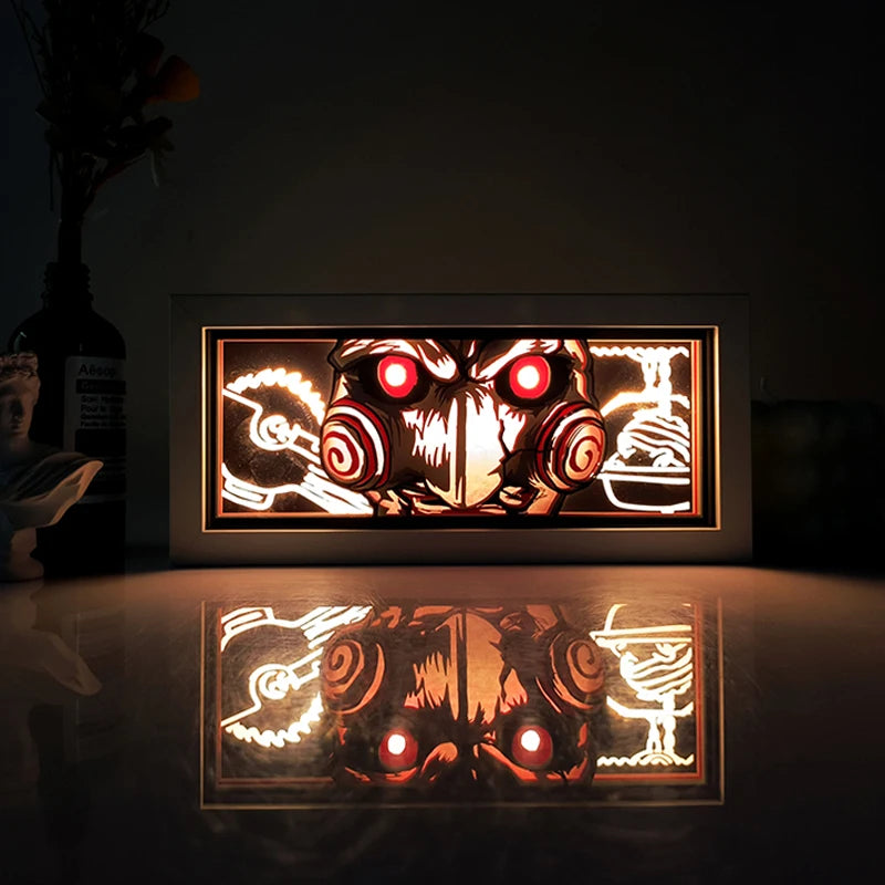 For Kid Hot Sale Customized Light up Manga Led Strips Painting Anime Box Decor Art Carving Lamp With Gift Box Esty Shopify