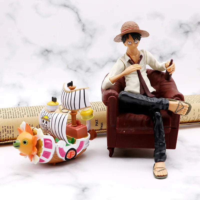 Cake Decoration Ornaments Classic Anime One Pieces Thousand Sunny Ship Toys