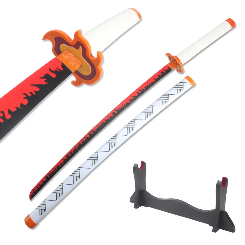 US Warehouse Stock Anime Swords  Katana Not Sharp Equipped with Sword Holder