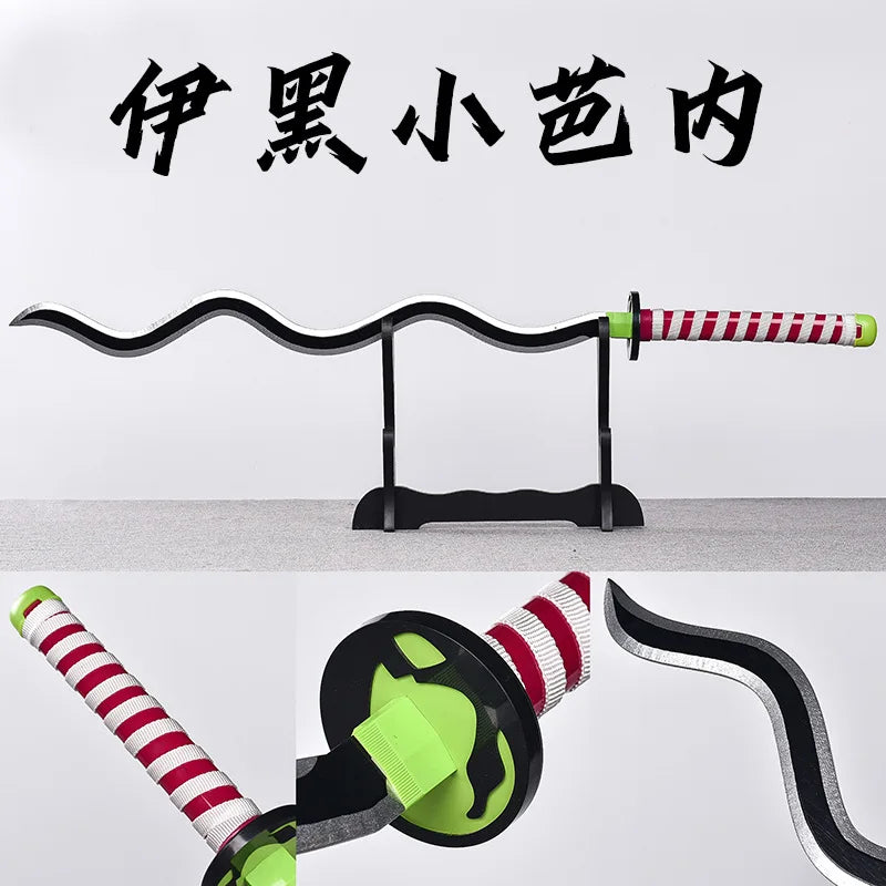 Wholesale XM Brand  Tanjirou Cosplay Katana Sword Plastic Samurai Toy Weapon Holder Belt Model XM-2001 for Anime