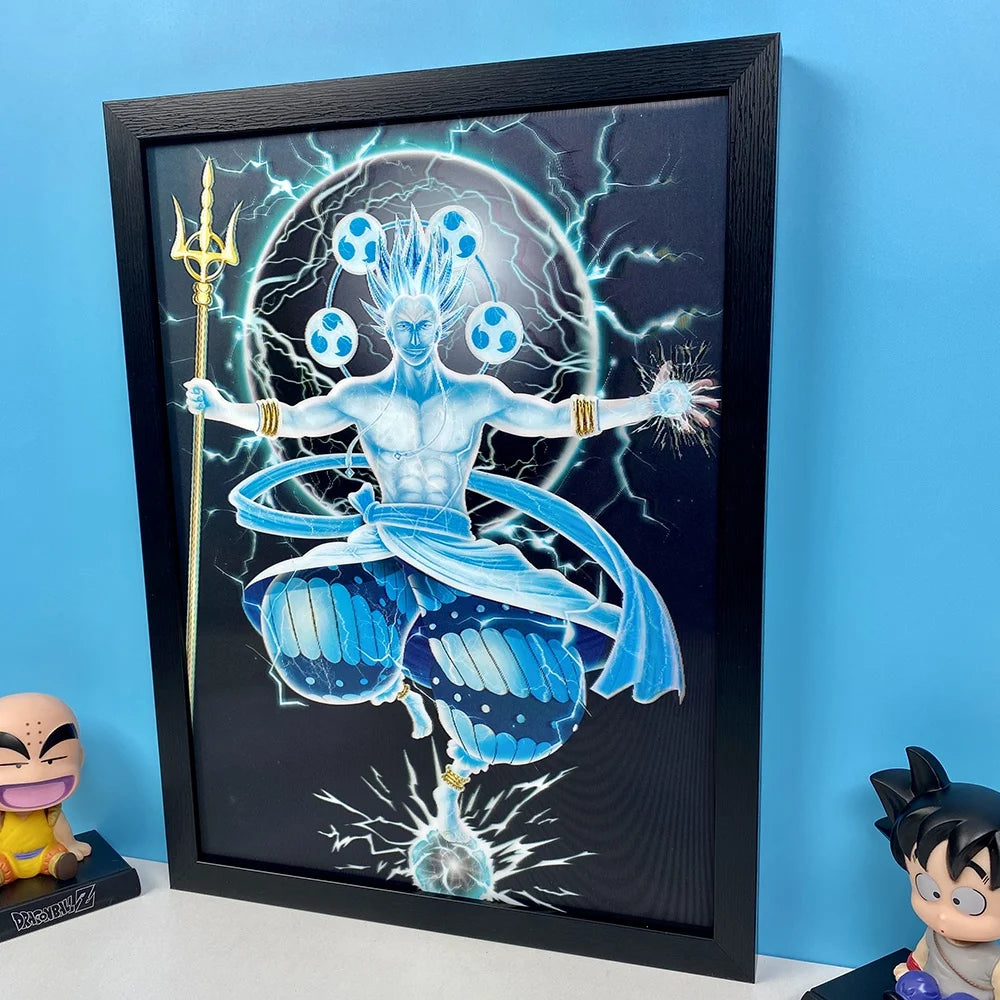 3D Motion Transition Manga Lenticular Print Anime Poster High Quality Watercolor Painting Custom Flip Eco-Friendly Home Decor