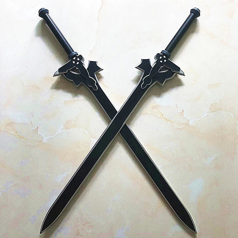 80cm Sword Art Online Dark Repulser Kirito Kirigaya Sword Kirigaya Kazuto cosplay prop Yuuki Asuna black sword cosplay prop tool