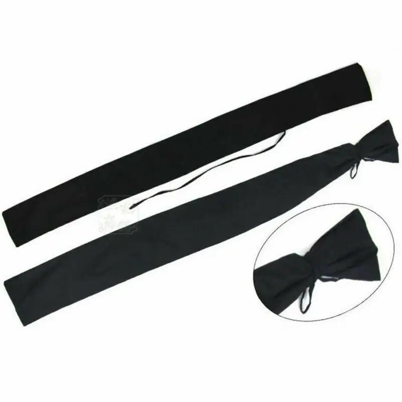 Anime Japanese Samurai Sword Katana Large Long Size 135CM Sword Carrier Cloth Bag Soft Case Black