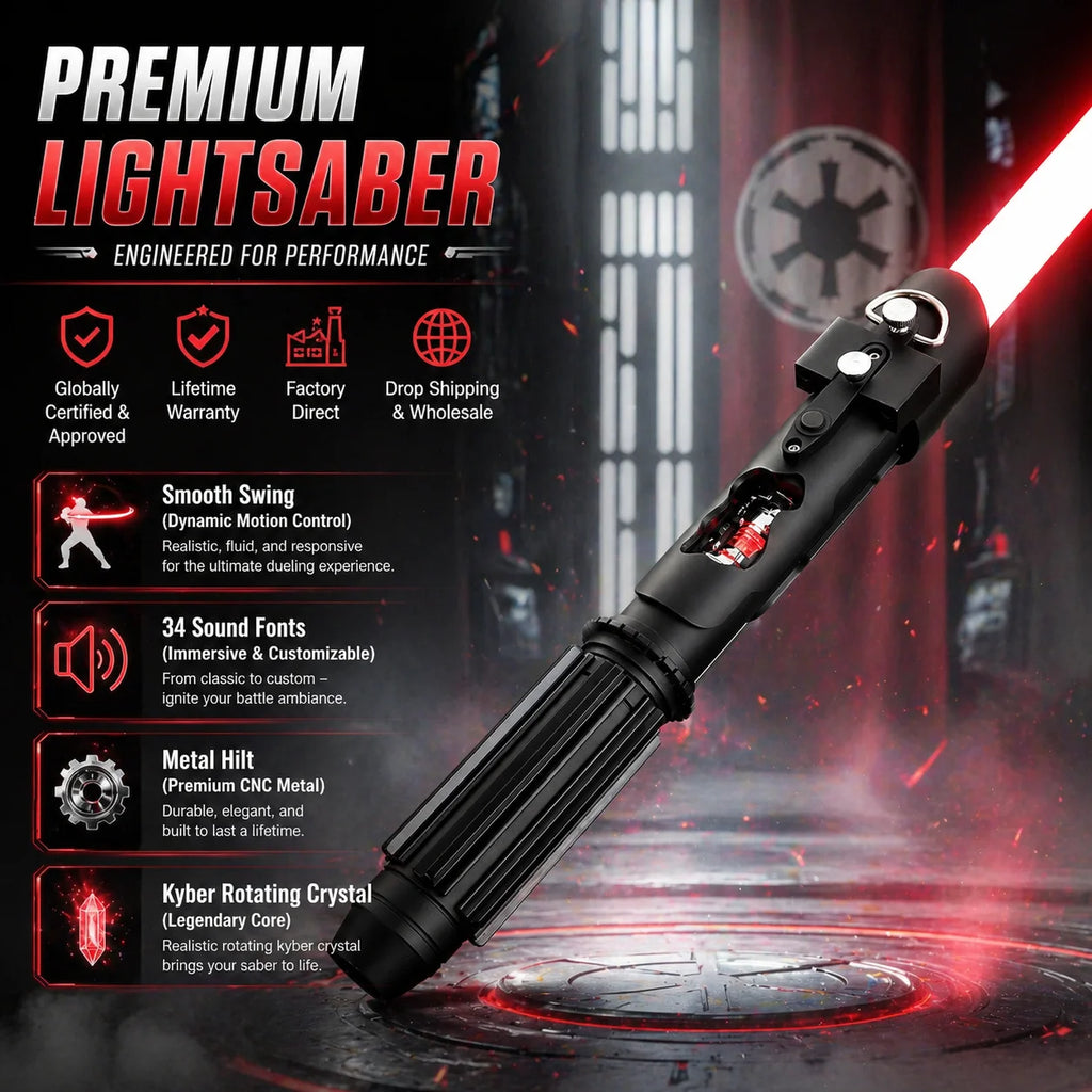 Smooth Swing Kyber Crystal Chamber Spinning Lightsaber Toy Neopixel Fire Blade High Brightness Sword Exclusive Design Edition