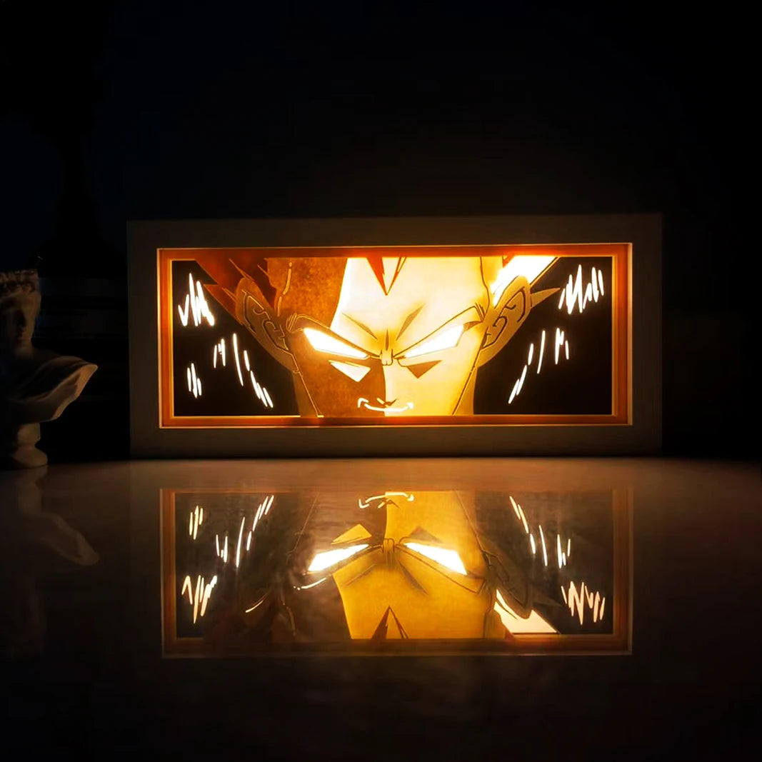 For Kid Hot Sale Customized Light up Manga Led Strips Painting Anime Box Decor Art Carving Lamp With Gift Box Esty Shopify