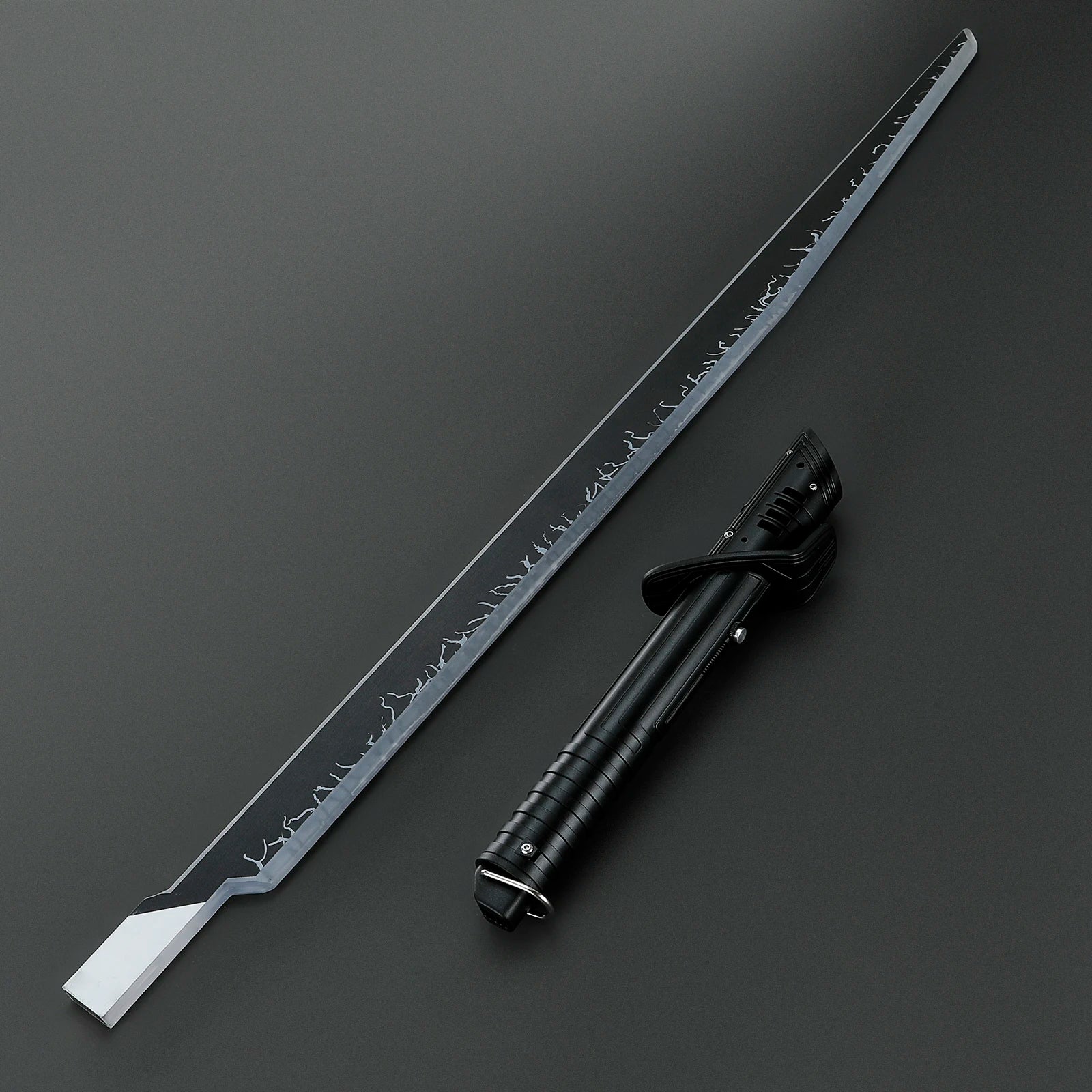 Nexussabers Dark Saber LightSaber CNC Machine Graflex Saber Katana 34 Soundfonts for Training Luminous Toy Aluminium Alloy Pixel