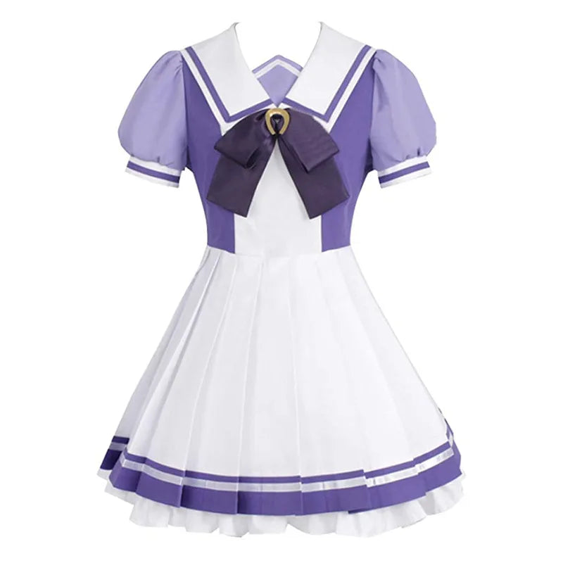 Wholesale Pretty Derby Costume High School Uniform Outfit Lolita Sailor Dress Special Week Anime Cosplay Costumes