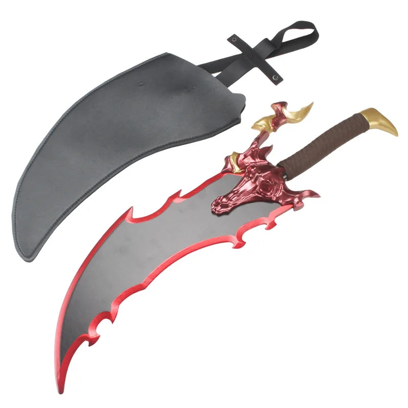 Anime Cosplays Sword Solo Leveling Wooden Sword with Sheath Knight Killer