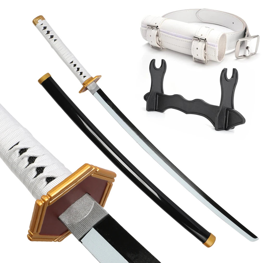 Wood Swords Demon SlayerTanjiro Katana Cosplay Sword Weapon Plastic Samurai Sword for Anime Prop with  Holder and Belt