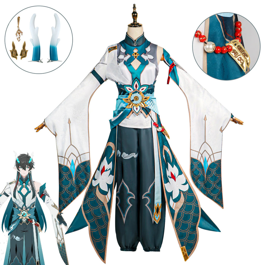 Anime Cosplay Costume Star Rail Cosplay Costume Full Set Outfit Uniform Cosplay Wig