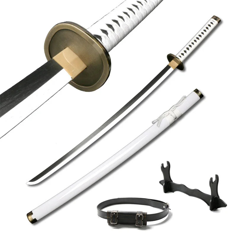 Roronoa Zoro Swords 104cm Handmade Katana Japanese Anime Cosplay Sword Shusui Enma Kitetsu Free Sword Holder and Belt