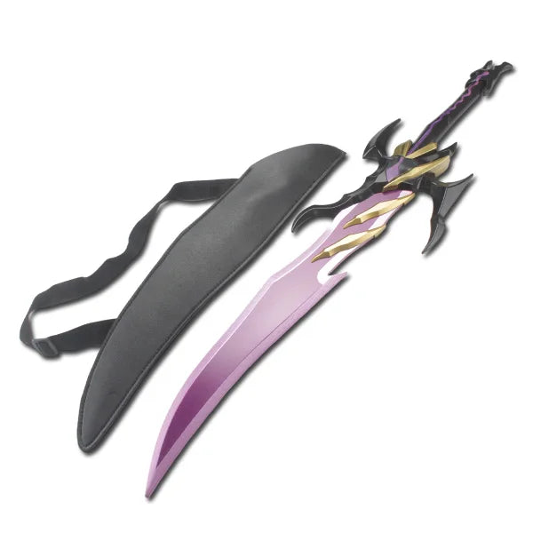 Anime Cosplays Sword Solo Leveling Wooden Sword with Sheath Knight Killer