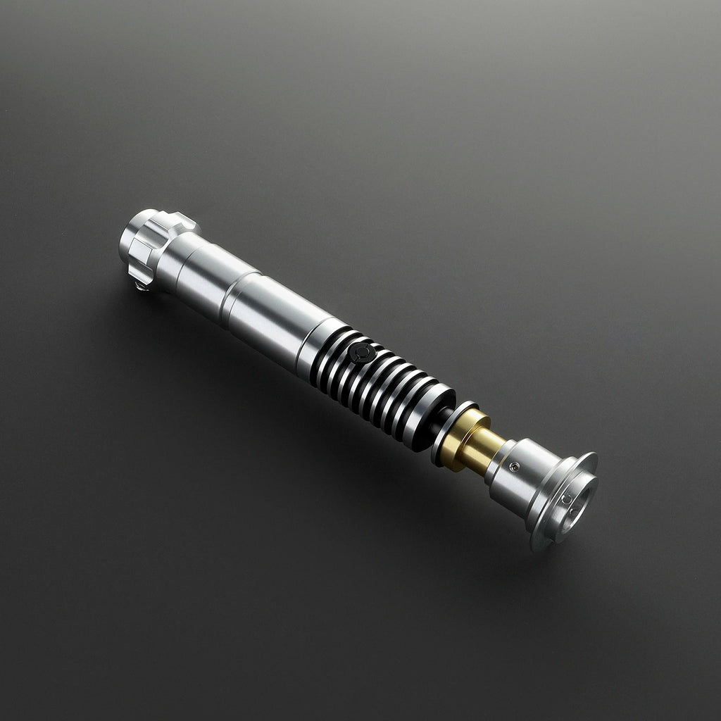 Luke Metal Hilt Luminous Lightsaber Super Bass Speaker Smooth Swing for App Support for for LED Light Sword