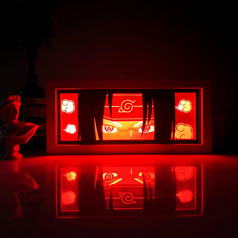 For Kid Hot Sale Customized Light up Manga Led Strips Painting Anime Box Decor Art Carving Lamp With Gift Box Esty Shopify