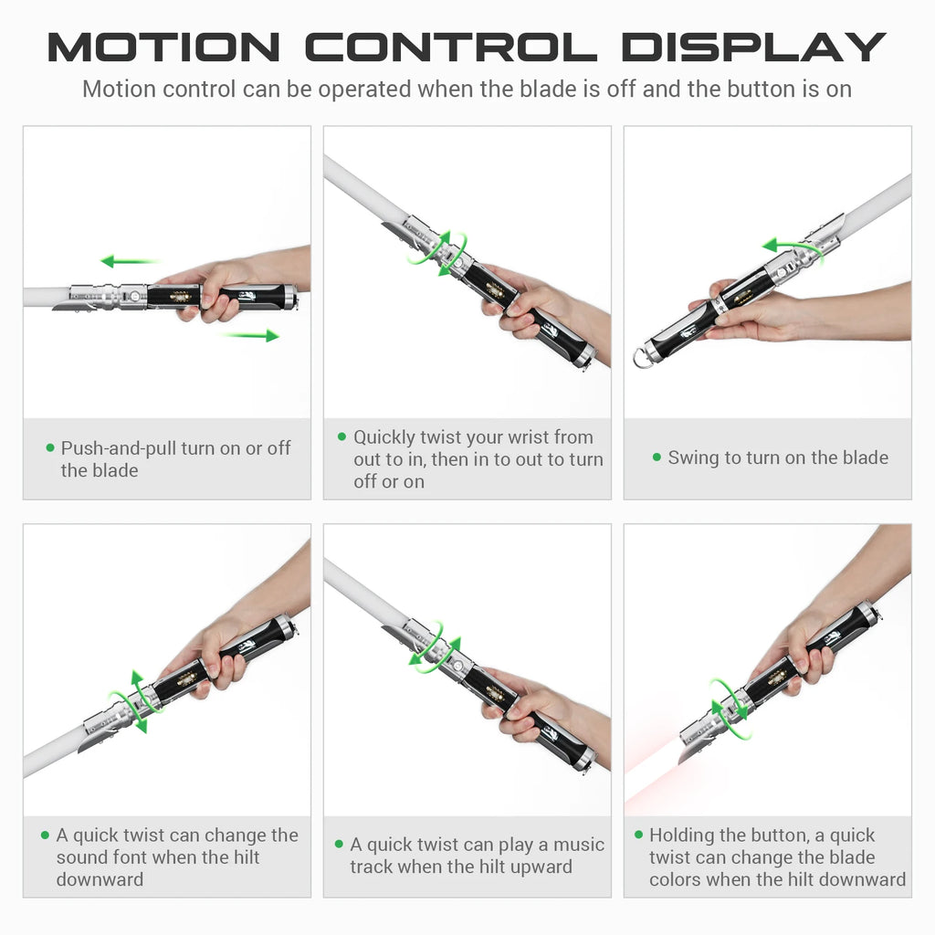 LGTSABERS Customizable Proffie Neopixel Saber Heavy Dueling Lightsaber Laser Sword W/ Rotating Crystal and Led Screen Kids Toy