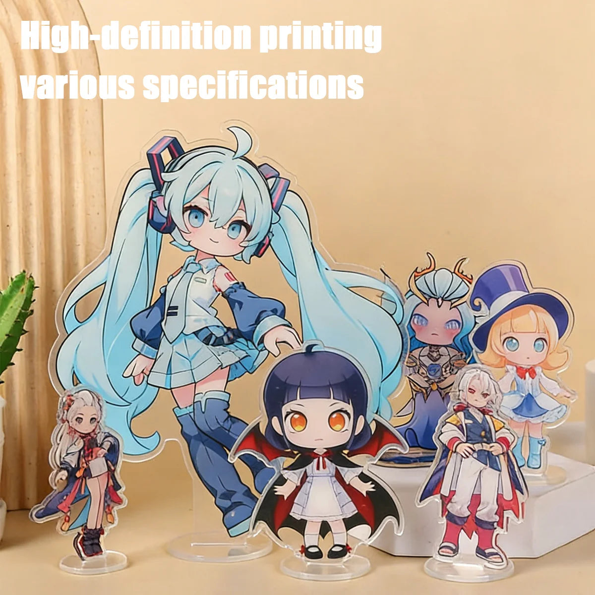Double-Sided Acrylic Standee | Anime/Game Souvenirs | Customizable | Multi-Size | Gifts for Otaku & Fans