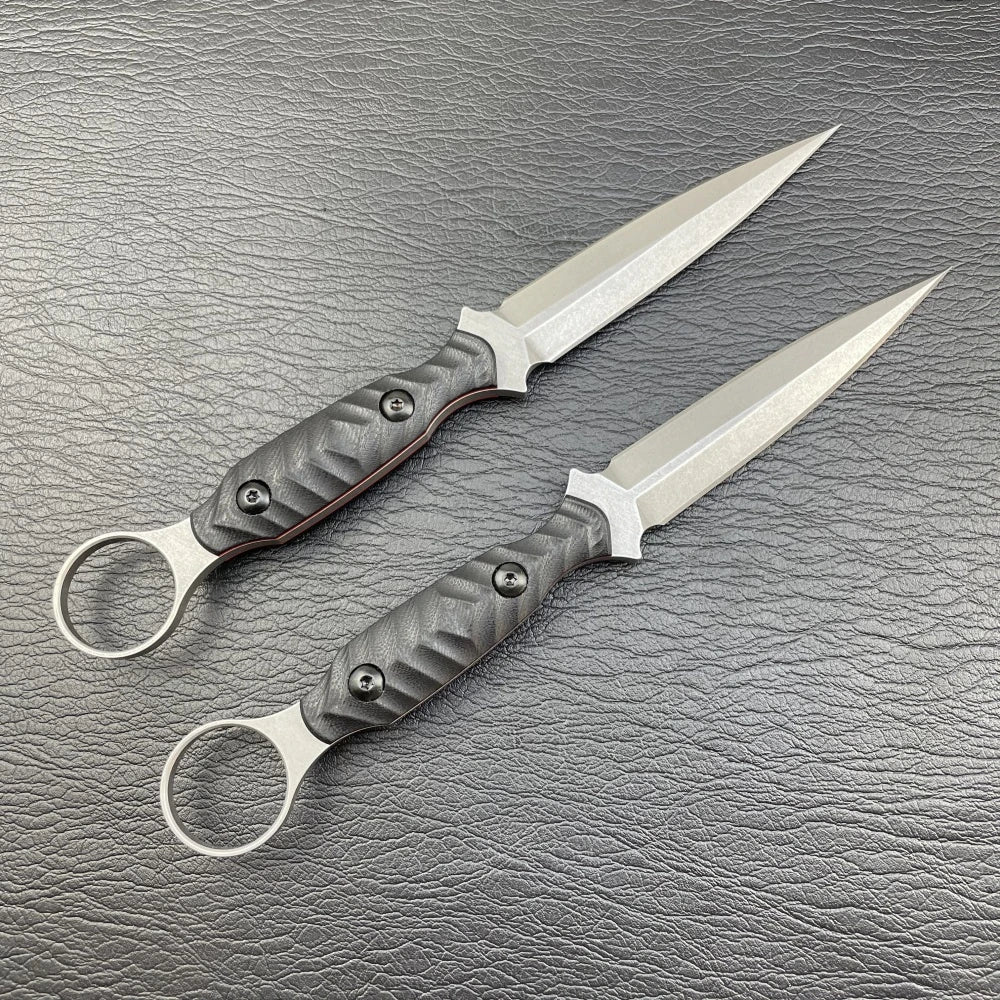 High Quality Tactical Fixed Blade Knife Outdoor Portable Survival Knife 8CR14 Steel EDC Hunting Knife with Kydex Sheath