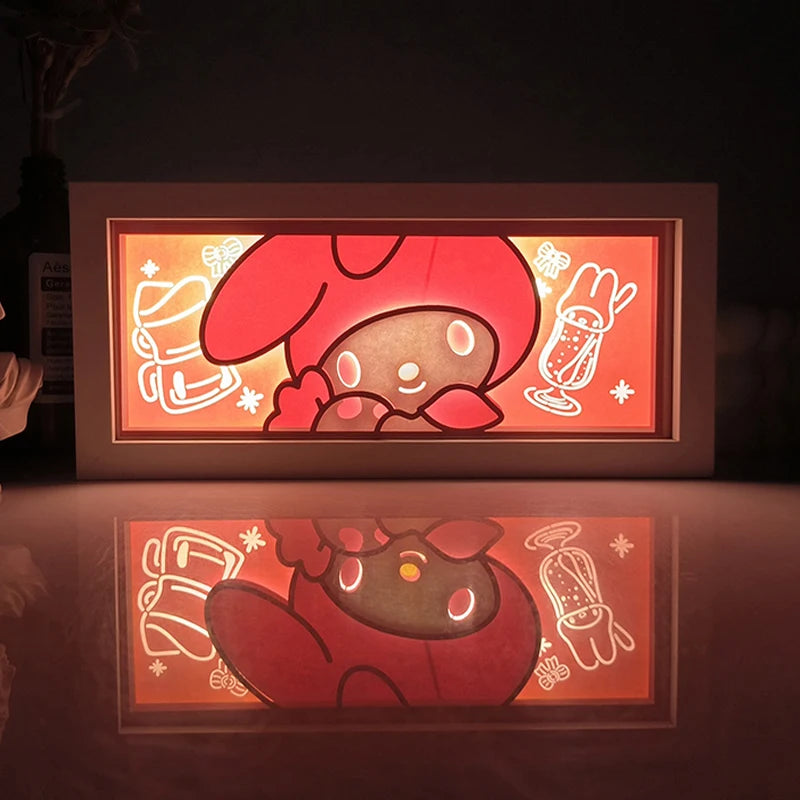 For Kid Hot Sale Customized Light up Manga Led Strips Painting Anime Box Decor Art Carving Lamp With Gift Box Esty Shopify