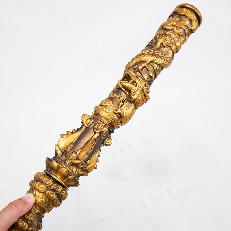 Halloween Cosplay Prop Weapon, Sun Wukong Ruyi Jingu Bang, Black Monkey King Staff Cudgel