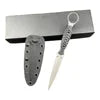 High Quality Tactical Fixed Blade Knife Outdoor Portable Survival Knife 8CR14 Steel EDC Hunting Knife with Kydex Sheath