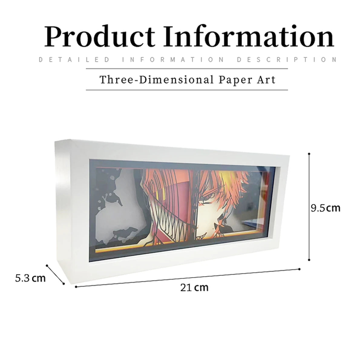 USA Warehouse Dropshipping OnePieces Zoro  Paper Carving Lamp 3D Anime Light Box Handicrafts Table Decoration Christmas Gift