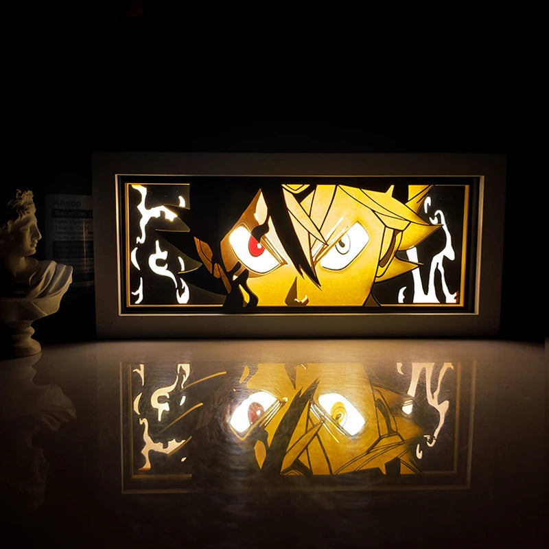 For Kid Hot Sale Customized Light up Manga Led Strips Painting Anime Box Decor Art Carving Lamp With Gift Box Esty Shopify